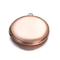 5pcs Mirror Polished Stainless Steel Round Photo Frame Locket Pendant 3 Colors For DIY Charms Jewelry Making Gift 25 * 30MM