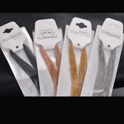 10Meter/Lot Stainless Steel 1.5/2mm Necklace Link Chain Handmade Crafts Accessories Bracelet DIY For Jewelry Making