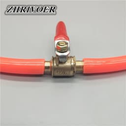 6mm-12mm Hose Barb Inline Brass Water Oil Air Gas Fuel Line Shutoff Ball Valve Pipe Fittings Pneumatic Connector Controller