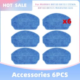 Fit For Teendow G20, iMartine BR151, DEERMA S40, XIEBro Life BR151, MAMNV BR150 BR151, Conga M10, Midea VCR04G Brush Filter Mop
