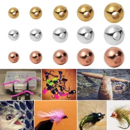 25Pcs/lot Nice-Designed Slotted Tungsten Beads Fly Tying Beads Tungsten 2mm/2.5mm/2.8mm/3.3mm/3.5mm Fly Tying Material