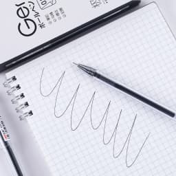 4 Pcs/set 0.28mm Ultra Fine Gel Pen Creative Large Capacity Black Ink Signature Pen Student Writing Supplies Stationery Gifts