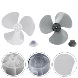 16 Inch 3 Leaves Fan Blades Household Plastic Fan Blade Three Leaves For Standing Pedestal Fan Table Fanner General Accessories