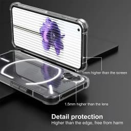 Transparent Shockproof Silicone Clear Airbags Case For Nothing Phone 4a 3 3a Lite 2a Plus 1 CMF Phone 2 Pro 1 Phone Back Cover