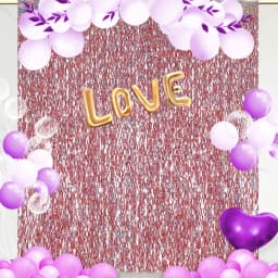 New Foil Fringe Laser Curtains Party Decorations Photo Backdrops for Birthday Wedding Christmas Graduation Party Decor