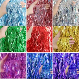New Foil Fringe Laser Curtains Party Decorations Photo Backdrops for Birthday Wedding Christmas Graduation Party Decor