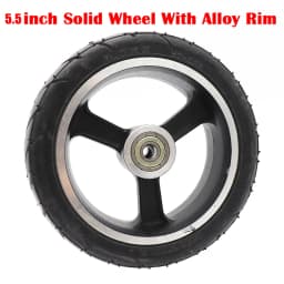 5.5 Inch Solid Wheels 5.5x2 Tire Solid Tyre Alloy or Plastics Rim for Fast Wheel F0,jackhot,Nes Carbon Fiber Electric Scooter