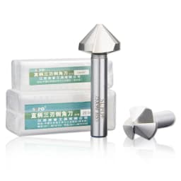 90 Degree 3 Flute HSS Countersink Drill Bit Chamfering Deburring Cutter 4.5-60mm Woodworking & Metalworking Tools