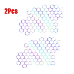 Motorcycle Sticker Honeycomb Waterproof Stickers Helmet Decals Car Stickers Bumper Creative Decoration Sticker Car Accessories