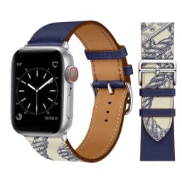 Leather strap For Apple watch band 44mm 45mm 49mm 41mm 40mm Accessorie wristband correa bracelet iWatch series 9 7 8 SE ultra 2