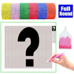 HOMFUN Photo Custom Mystery Diamond Painting 5D DIY Mysterious Picture of Rhinestones Diamond Embroidery 3D Cross Stitch Gift