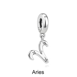 New Original 925 Sterling Silver Charms Star Moon Blue Crystal Glass Beads Fit Brand Bracelets Necklaces Jewelry For Women