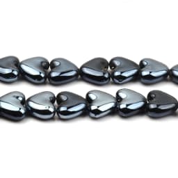Simply Heart Shape Beads Ceramic Beads Multi-color for Jewelry Making Hole Beads Handmade Porcelain Beads