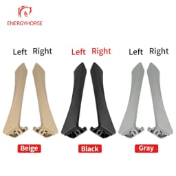 Car Inner Handle Interior Door Panel Pull Trim Cover Gray Beige Black left Right For BMW 3 series E90 E91 318 320 2005-2011
