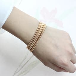 New Fashion Jewelry Women's Gift Carbon Steel Material Diameter 1.7mm Spring Screw Head Can Open Elastic Color Spring Bracelet