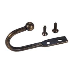 5pcs Vintage Black/Antique Bronze Hooks Wall Door Bath Coat Hook 50*23mm Hanger Kitchen Pot Bag Hanger Hooks For Hanging Towel