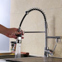 150cm/180cm/300cm F1/2 M15*1 Replacement Kitchen Faucet Hose Quick Connect Pull Out Hose Nylon Hose Tube Gray Black