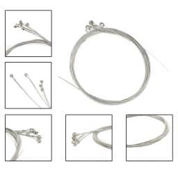 6Pcs/Set Electric Guitar Strings With Plastic Packaging E100 Premium Coated Wire Ray Guitar Instrument Replacement Accessories