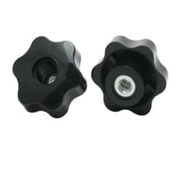 1/5pcs M4 M5 M6 M8 M10 M12 Female Thread Star Knob Handles Shaped Perforated / No Perforated Clamping Nuts Knobs