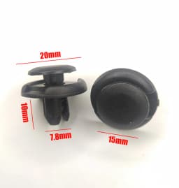 10/20/50Pcs Bumper Clips Rivets Fender Liner Fasteners Retainer For Mitsubishi Nissan Honda 8mm 9mm 10mm Hole