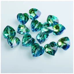 10/14mm Czech Glass Heart Shape Beads for Jewelry Making DIY Earrings Bracelets Necklace Accessories Loose Glaze Glass Beads