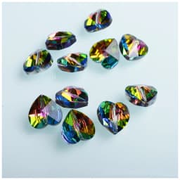 10/14mm Czech Glass Heart Shape Beads for Jewelry Making DIY Earrings Bracelets Necklace Accessories Loose Glaze Glass Beads