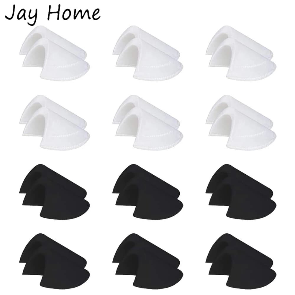 6 Pairs Sewing Shoulder Pads Women/Men Set-in Foam Sponge Shoulder Pad Knitwear Pads for Blazer Coat Clothes Sewing Accessories