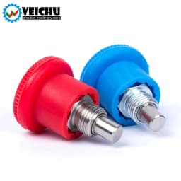 VEICHU Plastic Knob Stainless/Carbon Steel Index Bolt VCN218 Three Colors Rapid Release Pins Mini Indexing Plungers
