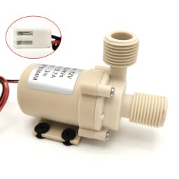 Food Grade DC 12V Water Pump Circulating High Temperature Resistant Brushless Pump Can Use in Hot Water