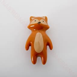 NAIERDI Cartoon Furniture Handles Animal Drawer Knob Ceramic Cabinet Handles and Drawer Pulls Lion Panda Fox Children Room