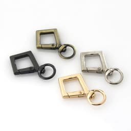 1pcs Metal Square Snap Hook Fashion Mini Clasps Clips for Webbing Leather Craft Bag Strap Belt Garment Luggage DIY Accessory