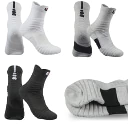 Elite Athletic Compression Quarter Socks for Men Boys Professional Sports Cycling Outdoor Performance Fitness Running Basketball