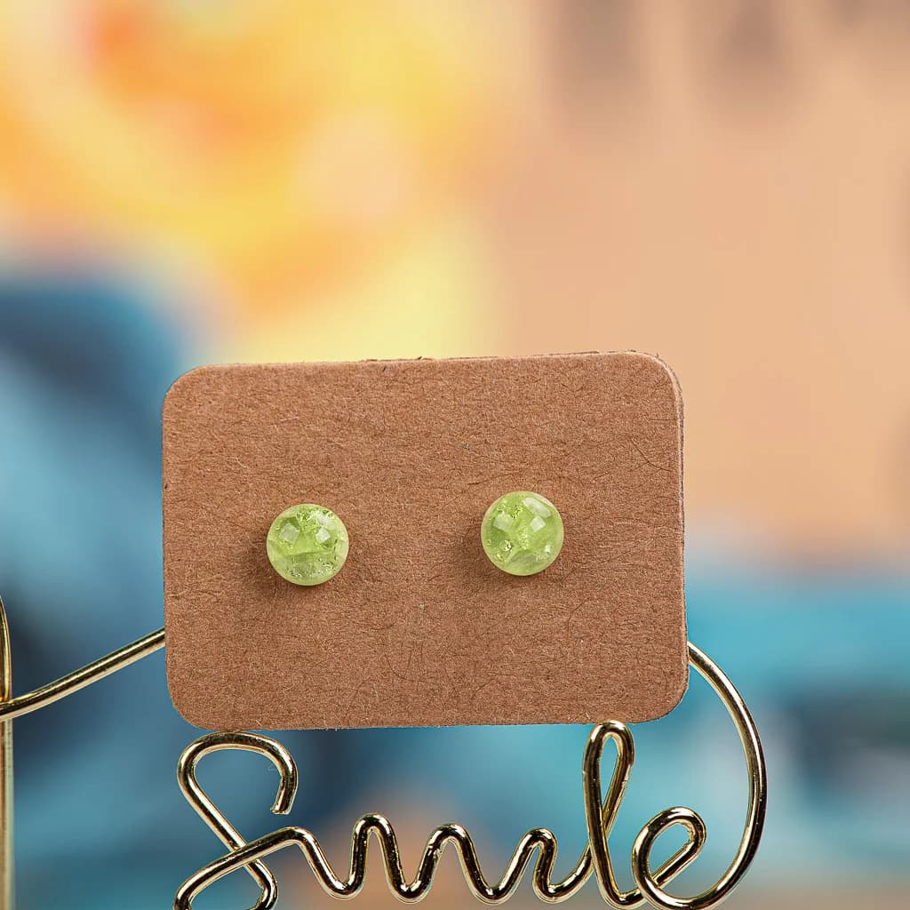 Exquisite Cartoon Multicolor Ceramic Earrings #LY332 stud earrings бижутерия для женщин 2021 сережки для подростков