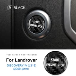 Real Hard Carbon Fiber for Land Rover Discovery 4 2009 2010 2011 2013 2014 2015 2016 2017-2019 Engine Start Stop Button Sticker