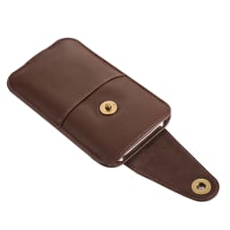 Cow Genuine Leather 7.2 Phone Pouch Belt Clip Case Holder For iPhone 17 16 15 14 Pro Max 13 12 11 X 8 Plus Men Waist Bag Holster