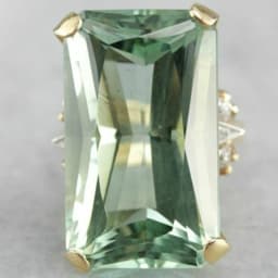 Fashionable and Exquisite Green Diamond Wedding Wedding Princess Ring Love Diamond Ring Size 5-11