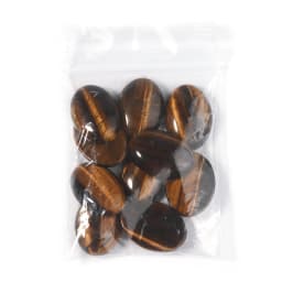 10pcs Natural Stone Oval Flatback 10x14/13x18/18x25mm Tiger's Eye Cabochon For DIY Jewelry Making Earring/Barcelet Accessories