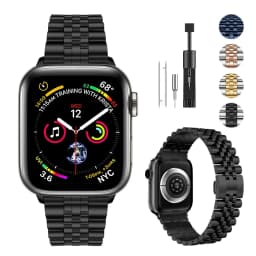 Metal Strap For Apple Watch Ultra 3/2/1 49mm S12 11 10 42mm 46mm Bracelet Wristband iWatch 9 8 7 6 5 4 45mm 41mm 44mm 40mm Band