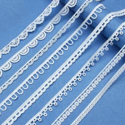 5yards White Cotton Embroidered Lace Trim Ribbons Fabric DIY Sewing Handmade Craft Materials Clothes Home Decoration