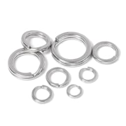 10-20pcs/lot 316 Stainless Steel Keyring Double Split Ring Key Ring For Key Chain Keychain Diy Jewelry Making Sleutelhanger