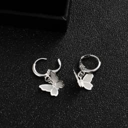 Fashion Asymmetric Love Heart Earrings Silver Color Elegant Sweet Drop Earring For Women Girls Party Wedding Jewelry Accessories