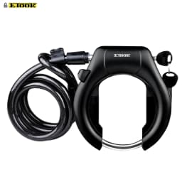 ETOOK Bike Horseshoe Lock Anti-Theft Bike Hardened Steel Pipe Lock Portable High Safety Road Mountain Durable Bicycle Lock