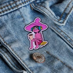 Midnight Gospel Hard Enamel Pin Special Crazy Show Podcast Host Clancy Badge Cute Cartoon Rave 420 Mashup Party Rare Accessory