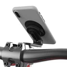 Universal Bike & Motorcycle Phone Mount - Adjustable Angle Aluminum Alloy Handlebar Clamp with M6 Screw (Tool-Free Installation)