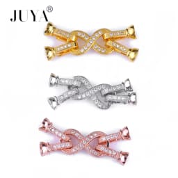 2023 Fashion Clasps Accessories DIY Jewellery Findings Components Fit Making Multi Strand Pearl Bracelet Necklace Clasp Closures