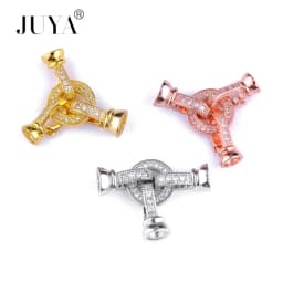 2023 Fashion Clasps Accessories DIY Jewellery Findings Components Fit Making Multi Strand Pearl Bracelet Necklace Clasp Closures