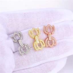 2023 Fashion Clasps Accessories DIY Jewellery Findings Components Fit Making Multi Strand Pearl Bracelet Necklace Clasp Closures