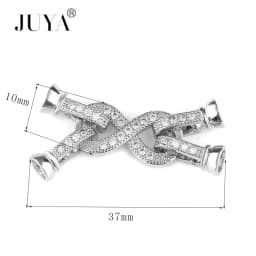 2023 Fashion Clasps Accessories DIY Jewellery Findings Components Fit Making Multi Strand Pearl Bracelet Necklace Clasp Closures