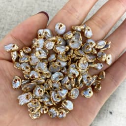 1 Pieces Natural Freshwater Pearl Charms 8-10 mm Pearls Small Pendants for Jewelry Making DIY Necklace Bracelet Accessories