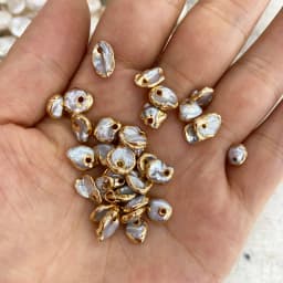 1 Pieces Natural Freshwater Pearl Charms 8-10 mm Pearls Small Pendants for Jewelry Making DIY Necklace Bracelet Accessories